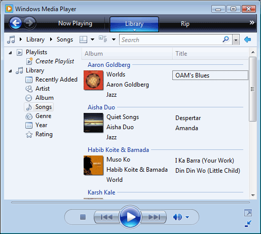 Windows Media Player