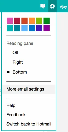 Outlook - Options