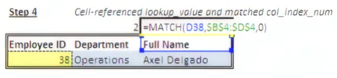 VLOOKUP Step4