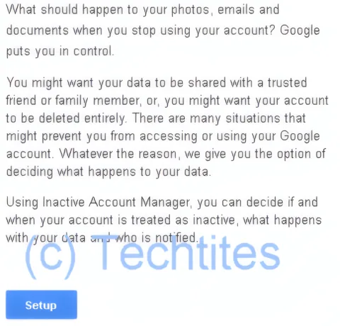 Inactive Account Manager - Setup