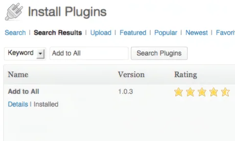 Install Add to All plugin