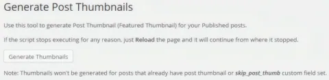 Auto Post Thumbnail