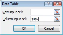 Data Table prompt Data Table prompt