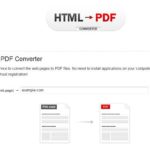 How to convert HTML files to PDF online