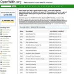 Open Any File Extension with OpenWith.org
