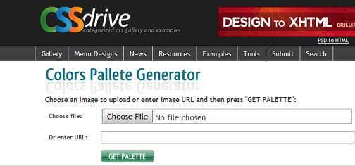 CSSdrive Provides an Easy way to Extract Colors Online