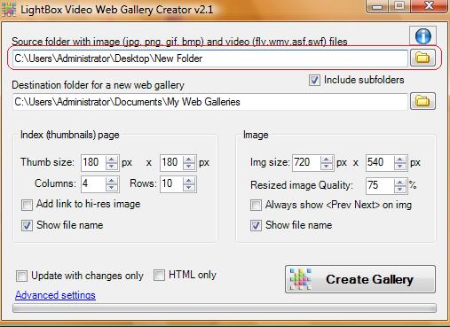Create Presentable Webpages Containing Slideshows of Your Media