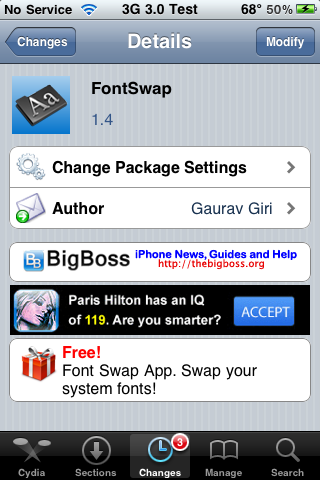 How To Change System Fonts In iPhone And iPod