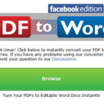 How To Convert PDF Files To Word On Facebook