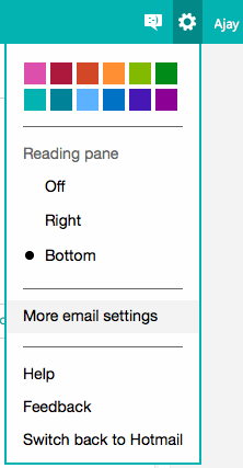 Outlook - Options