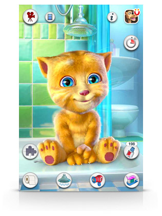 Fun app for Android and iOS: Talking Ginger