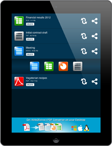 Choose which file format you want to convert to