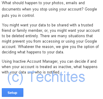Inactive Account Manager - Setup