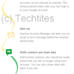 5 Steps to setup your Google Inactive Account Manager