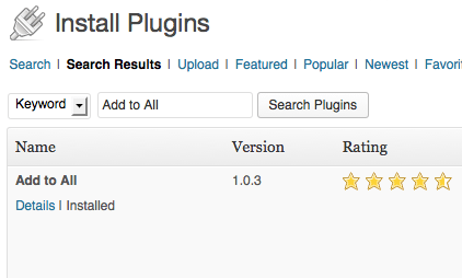 Install Add to All plugin