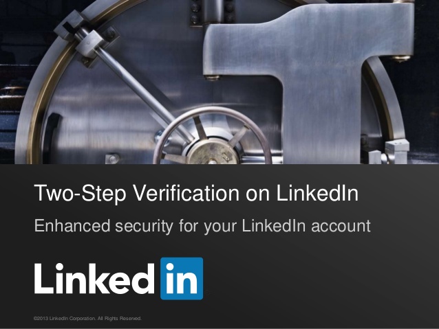 LinkedIn adds Two Step Verification