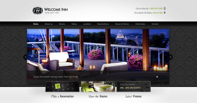 Hotel WordPress Theme
