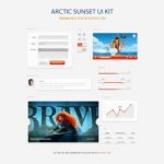 Free icon kit: Arctic Sunset