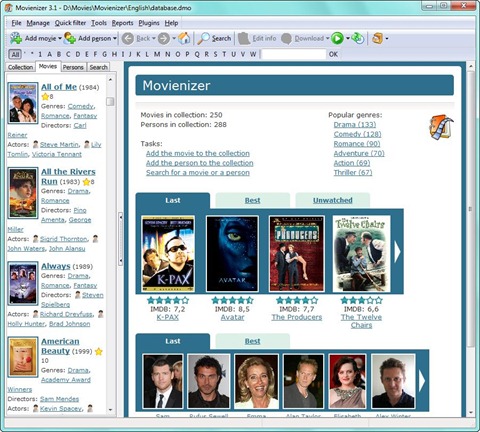 Organise your movie collection with Movienizer