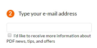 Step 2 - Enter your email